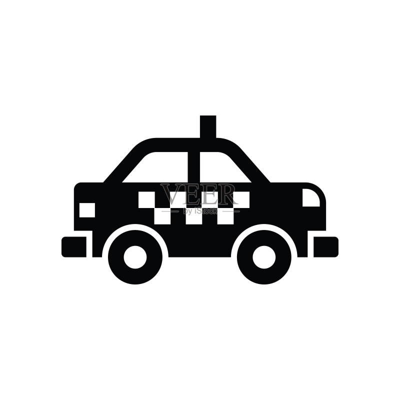 出租车图标logo设计图标素材