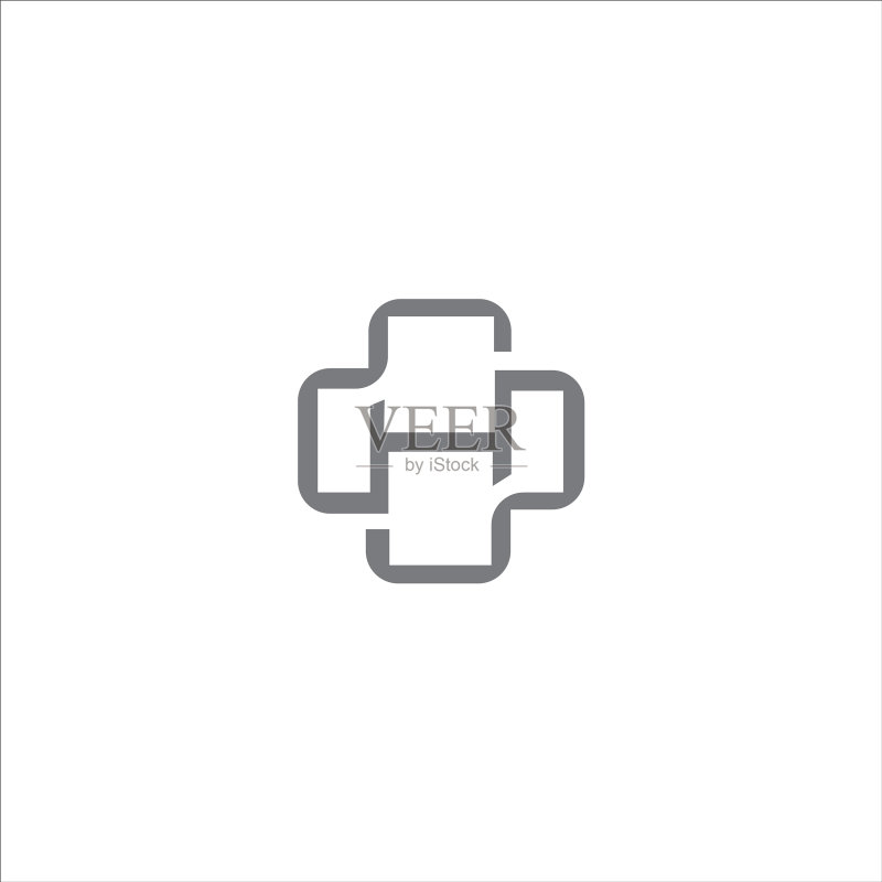 字母HC或CH标志设计模板图标素材