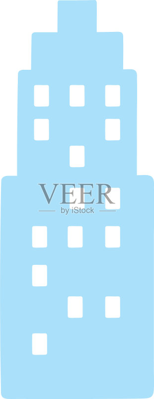 建筑塔楼设计图标图标素材