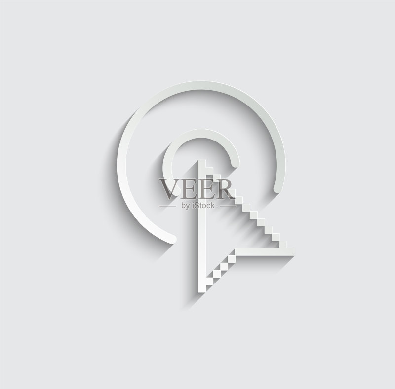 点击图标光标符号鼠标点击符号图标素材