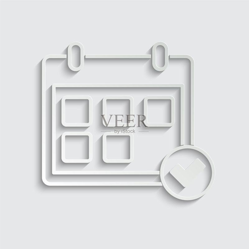 纸质日历图标图标素材