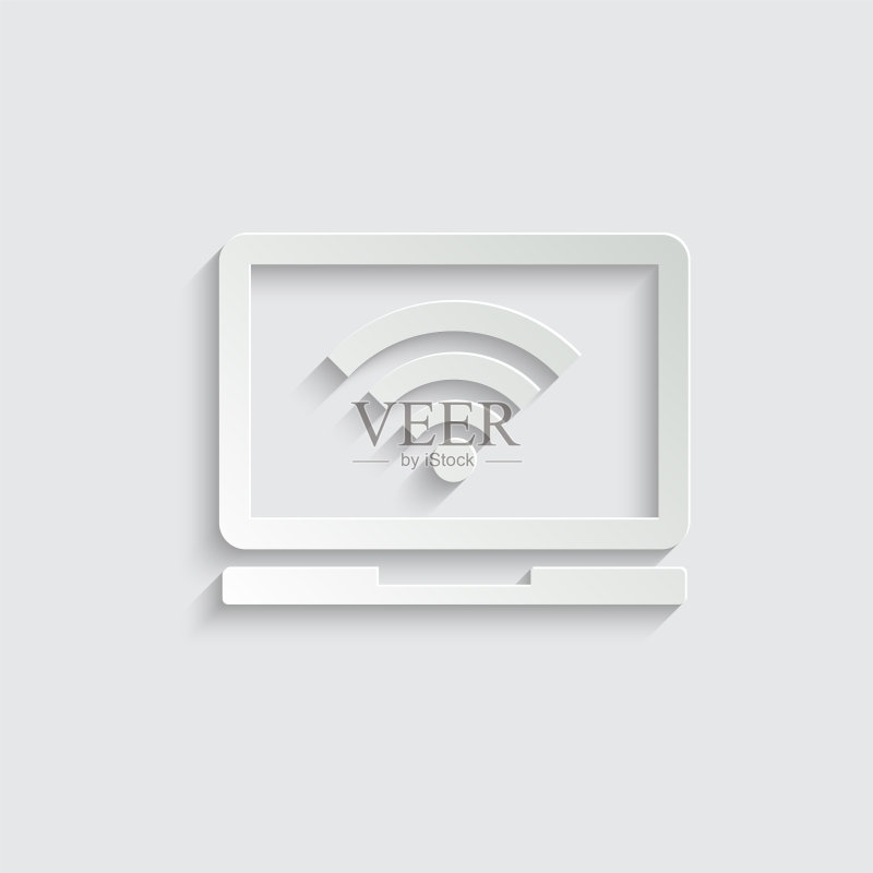 纸质Wi-Fi图标网络图标图标素材