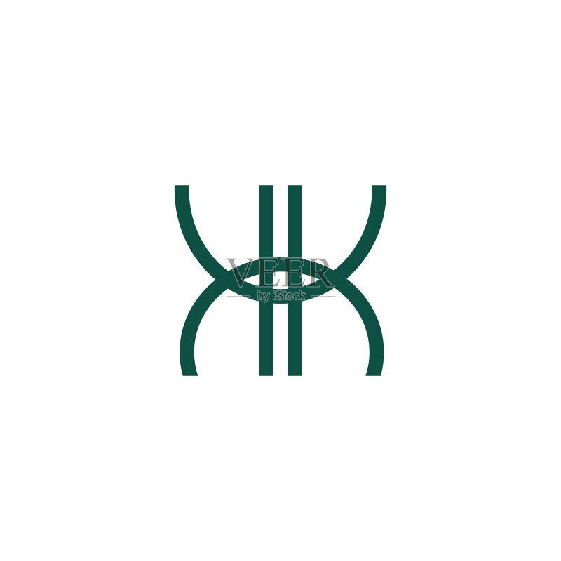 字母K标志设计模板图标素材