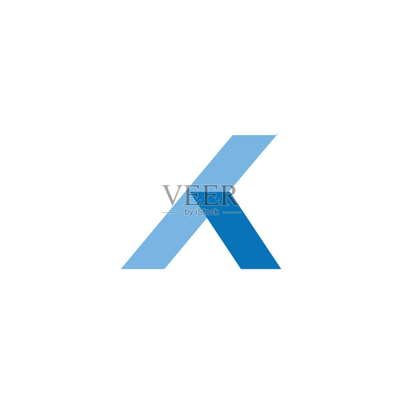 字母K标志设计模板图标素材
