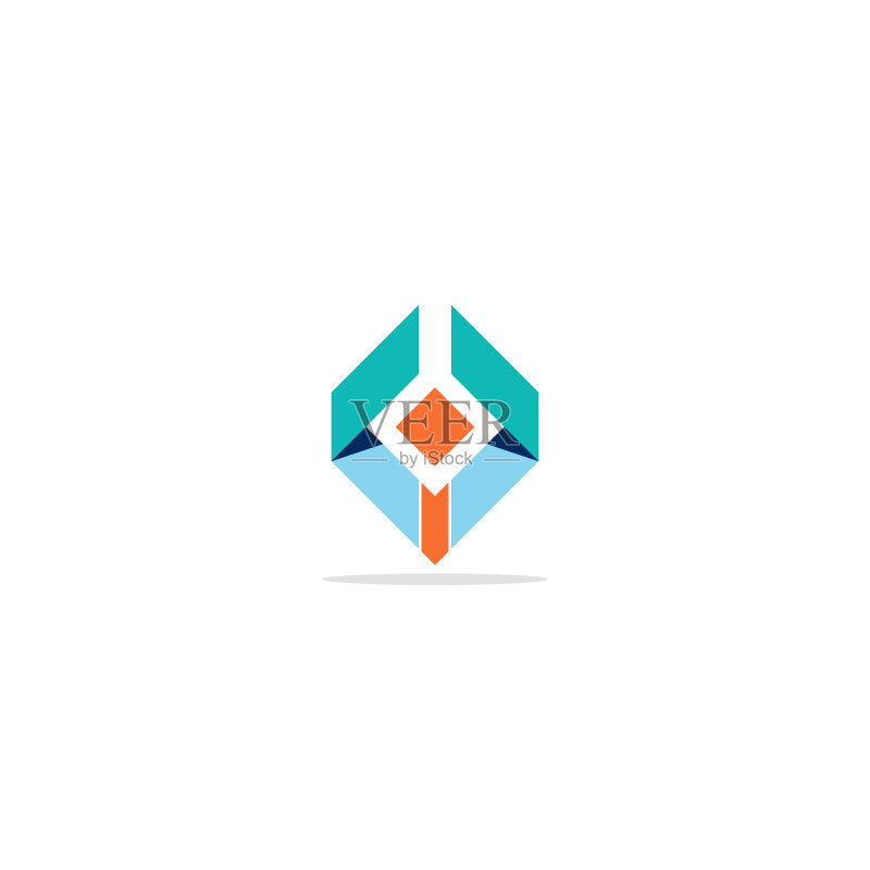 方形公司标志图标素材