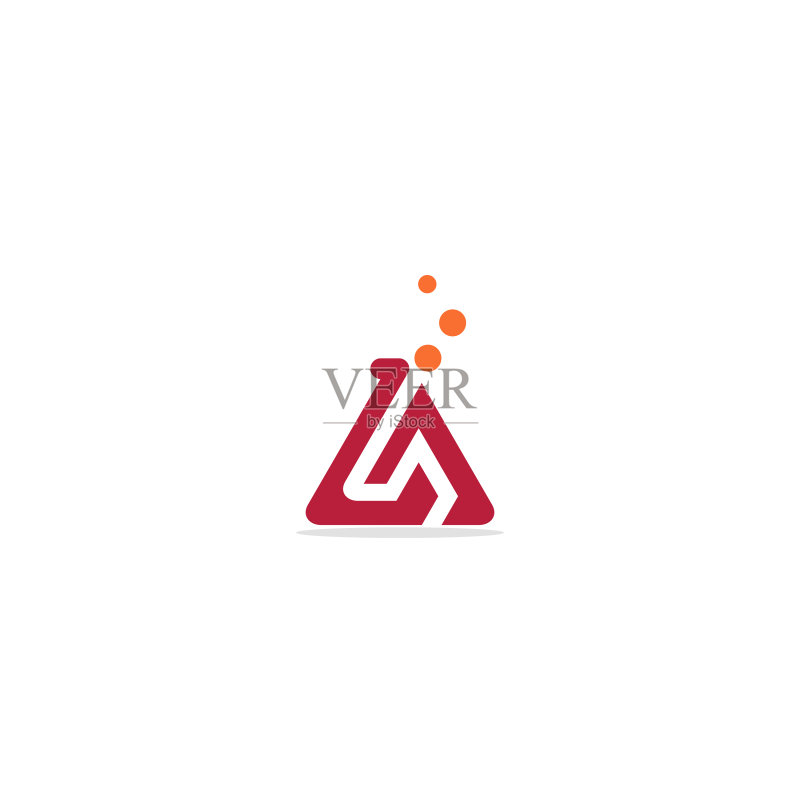 三角形德尔塔科技Logo图标素材
