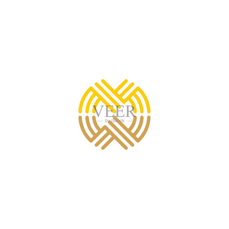 字母WM或MW logo设计模板图标素材