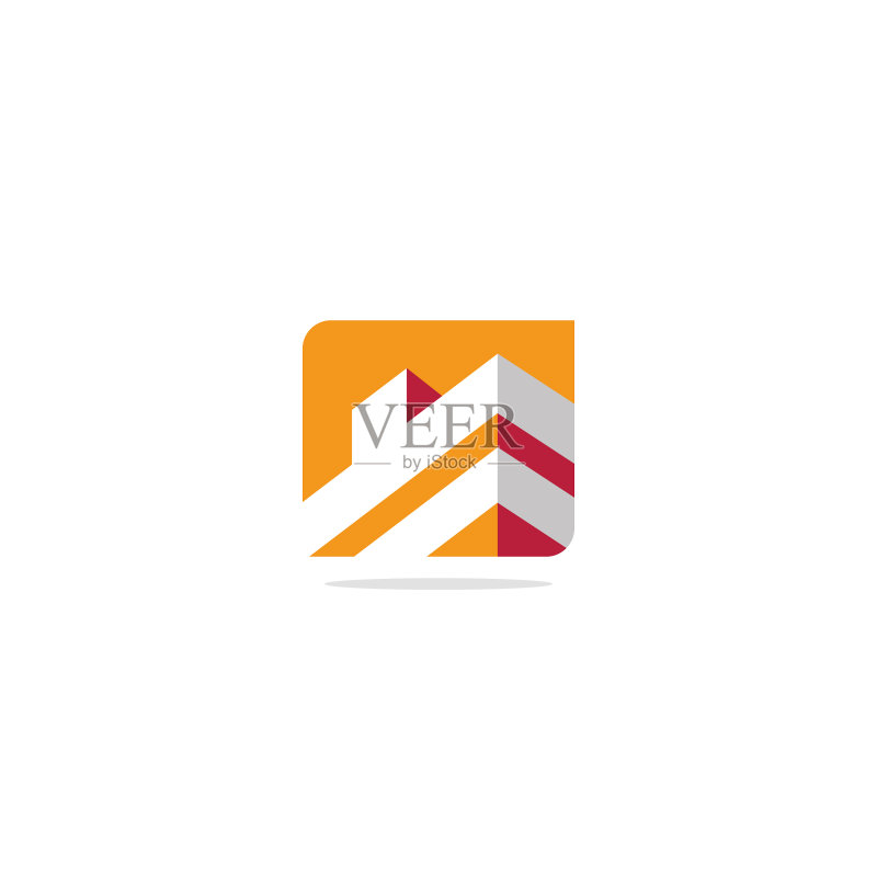 房屋中介建筑公司logo图标素材