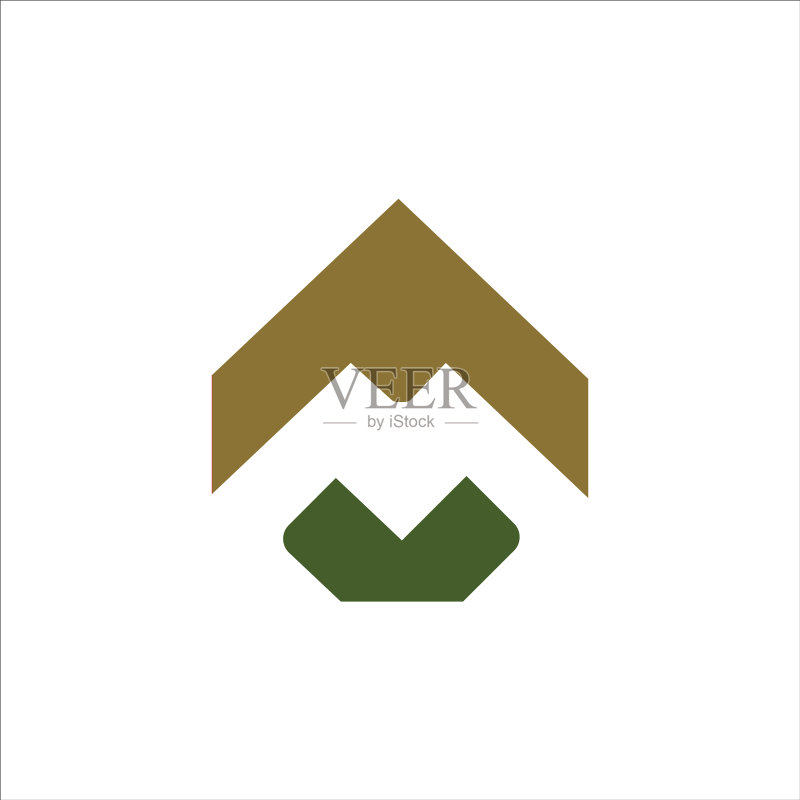 首字母m或mm标志设计模板图标素材