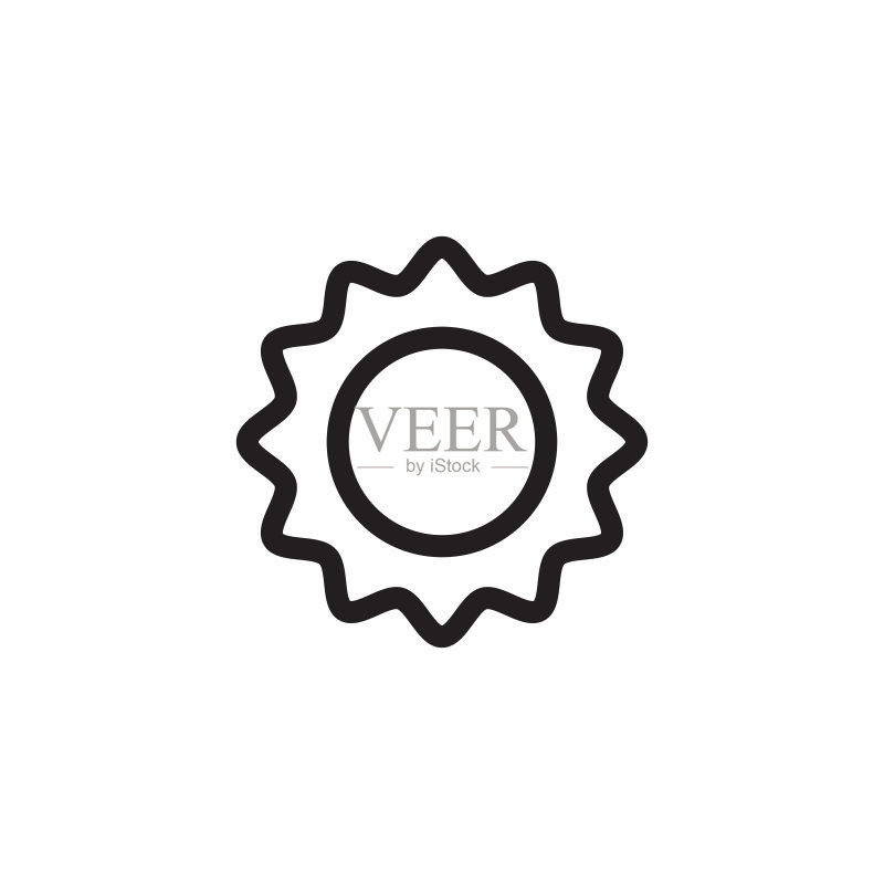 太阳图标Logo插画设计图标素材