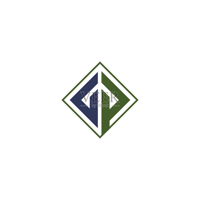 GP或PG字母标志设计模板图标素材