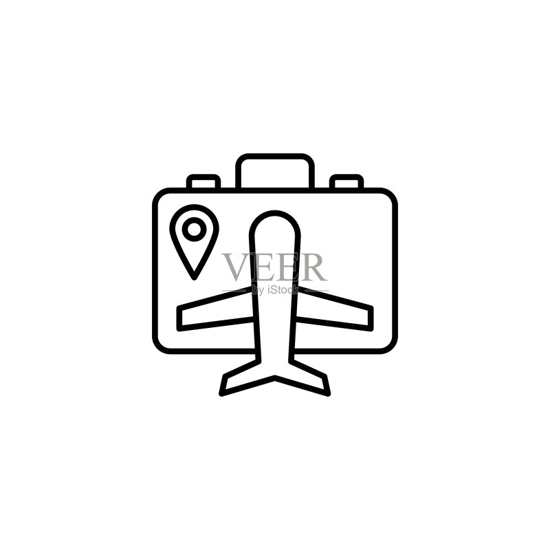 矢量商务旅行图标标志图标素材