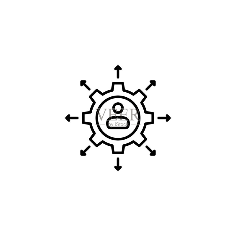 人力资源规划矢量图标图标素材