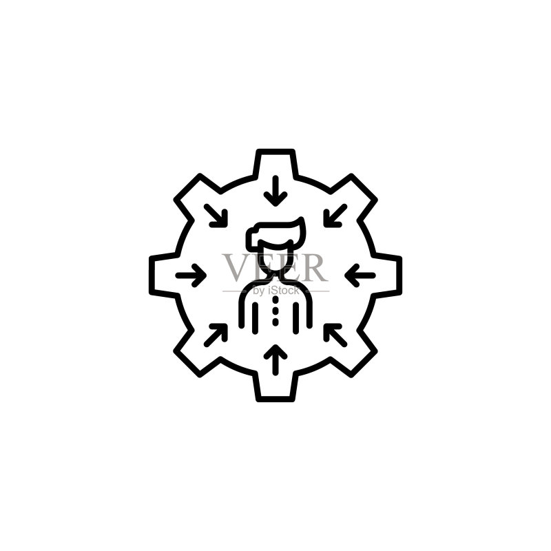人力资源外包Logotype图标素材