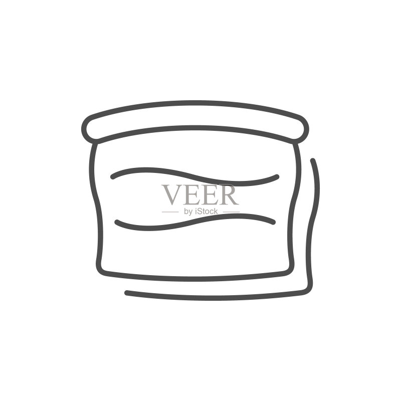 肉片轮廓线条图标图标素材