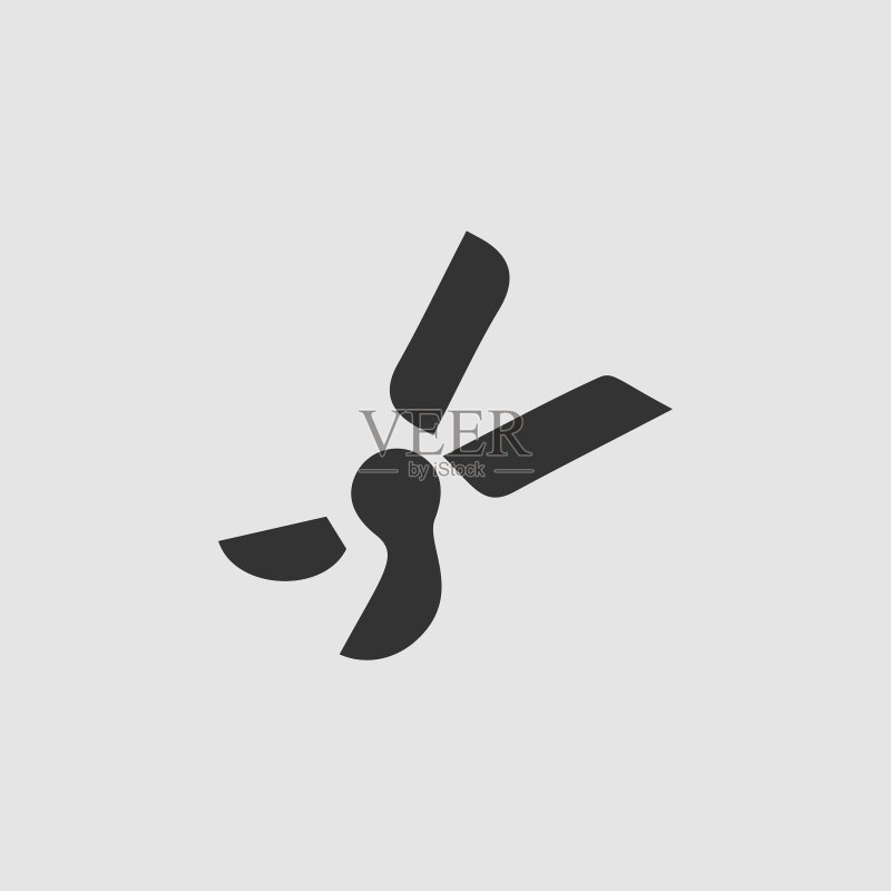 园艺剪刀扁平图标图标素材