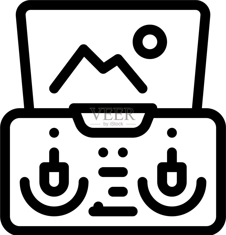 无人机智能手机App遥控图标图标素材
