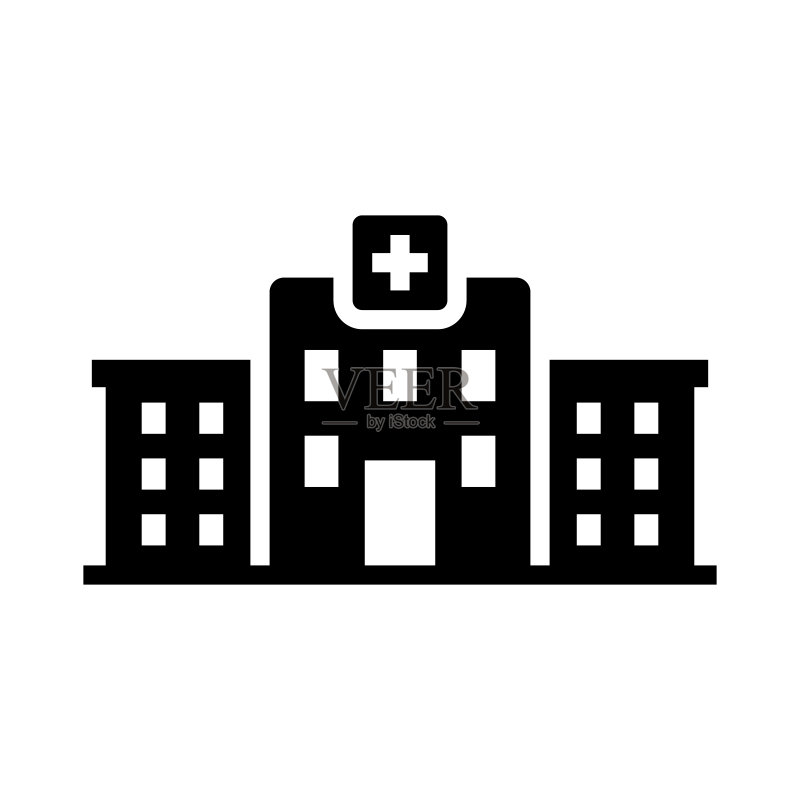 医院建筑图标图标素材
