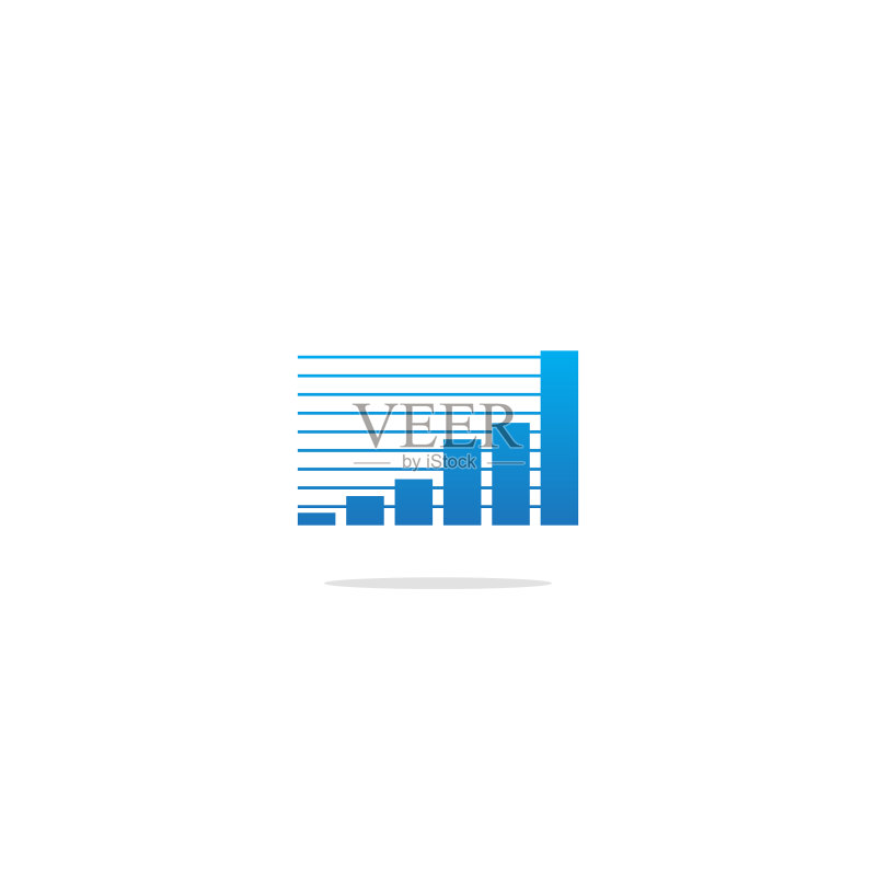 商业进度图表Logo图标素材
