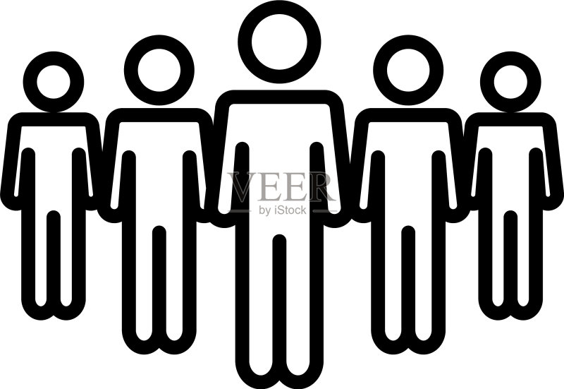 男人图标线条简笔画图标素材