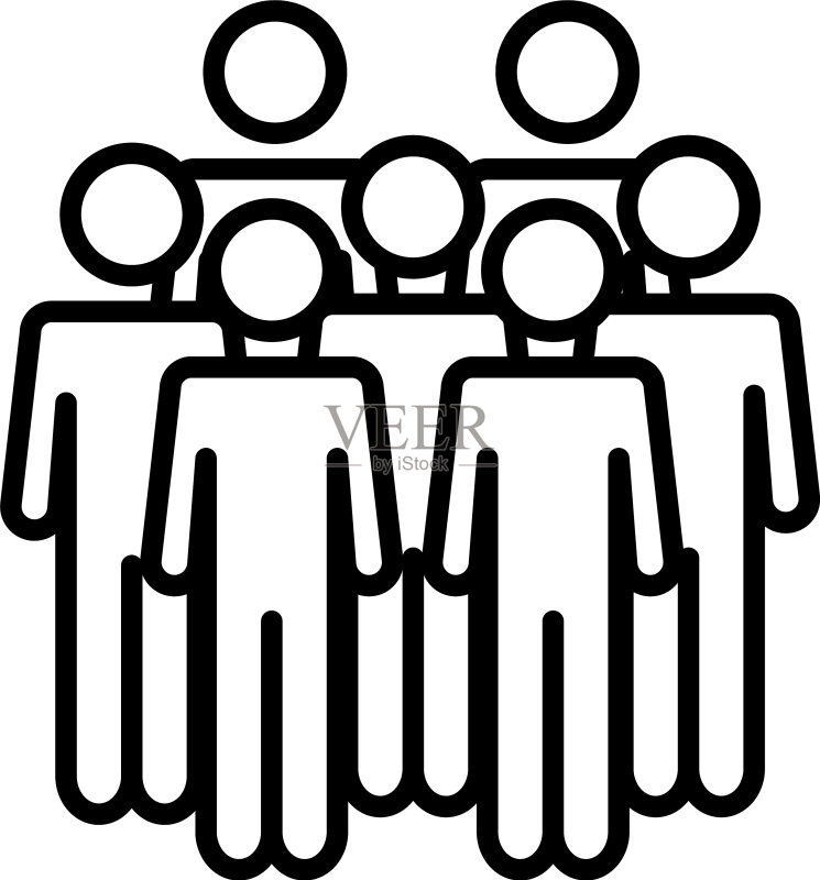 男人图标线条简笔画图标素材