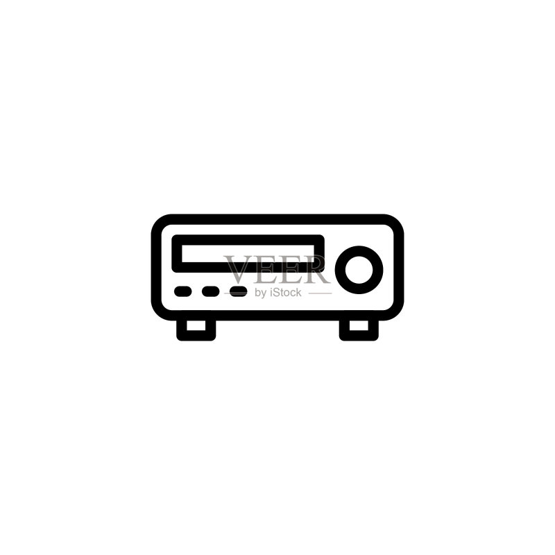 DVD播放器图标矢量图标志图标素材