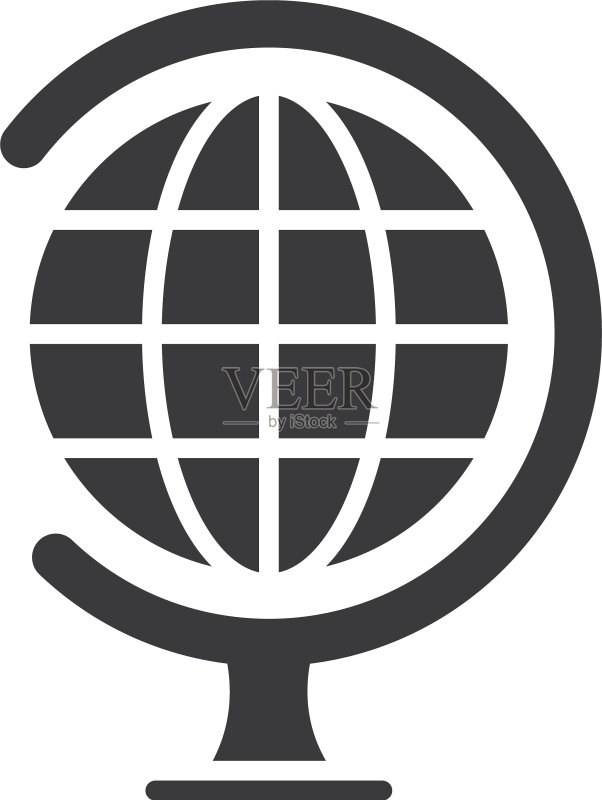地理工具图标图像轮廓样式图标素材