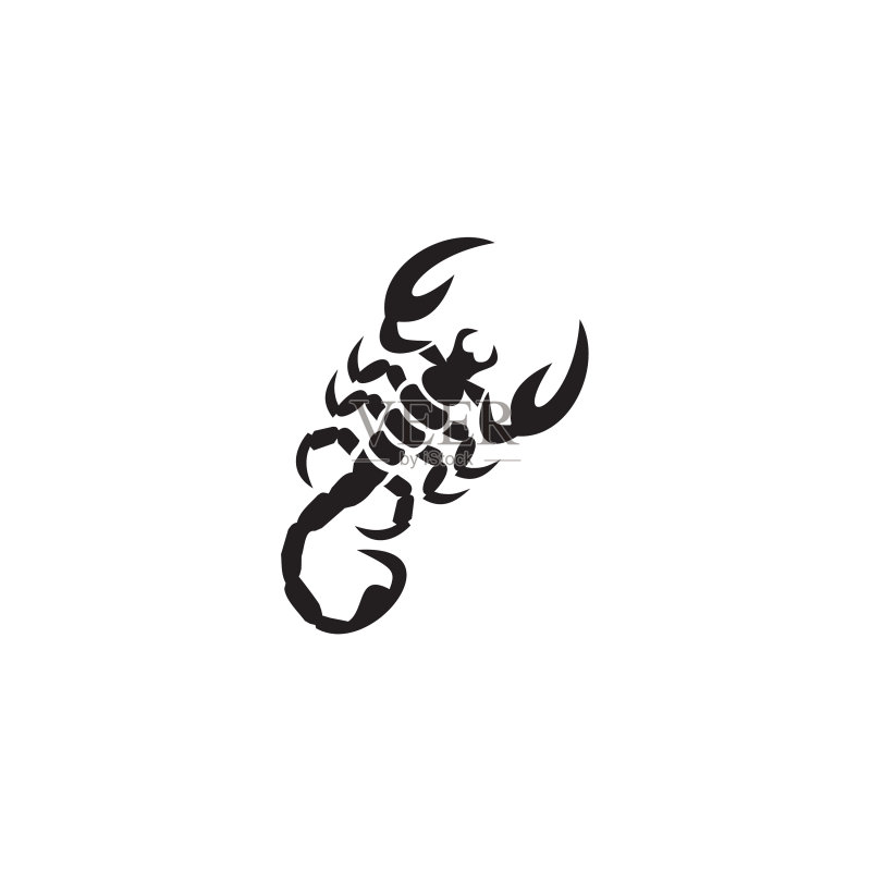 蝎子Logo设计模板图标素材
