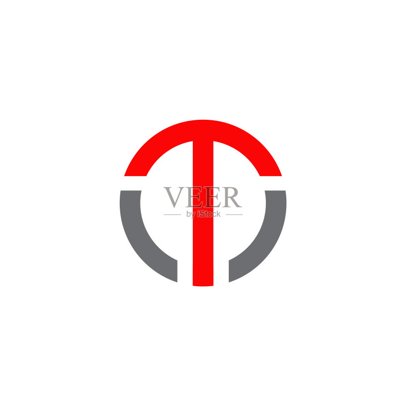 T字母首字母Logo设计模板图标素材