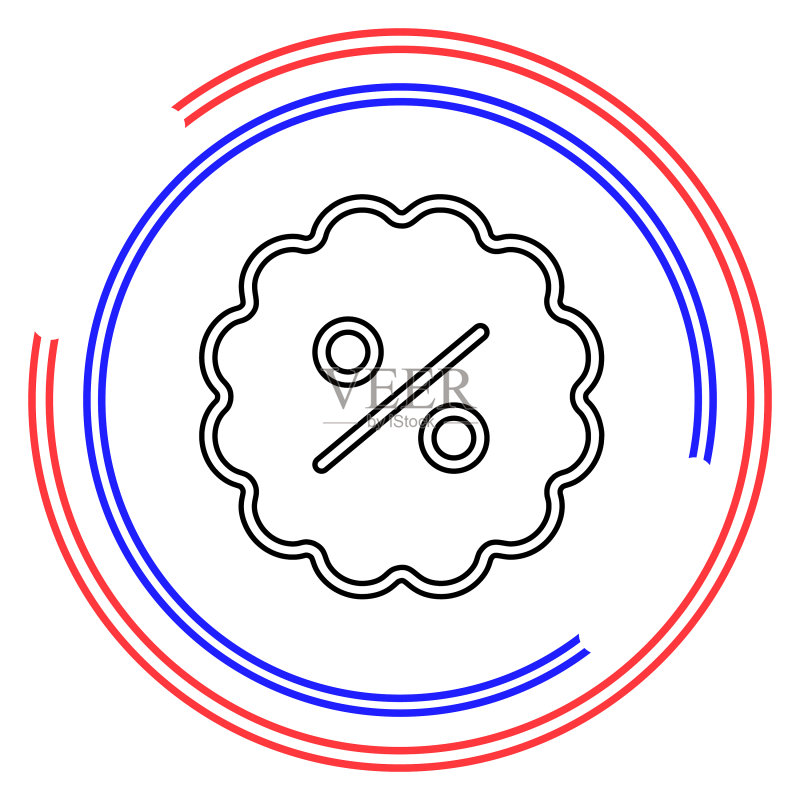 折扣促销图标图标素材