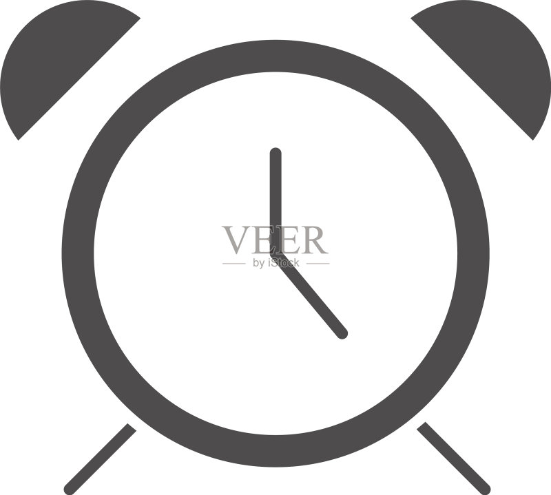 闹钟时间线风格图标图标素材