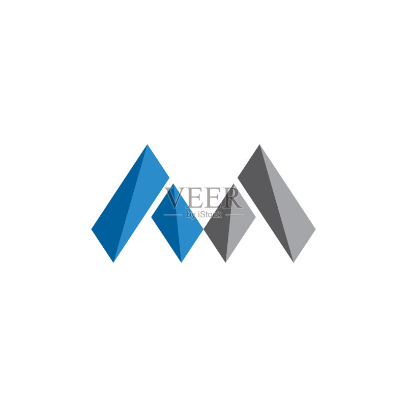 M字母图标模板图标素材