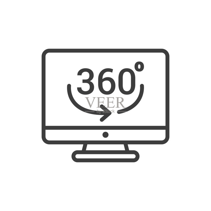 360度展示图标图标素材