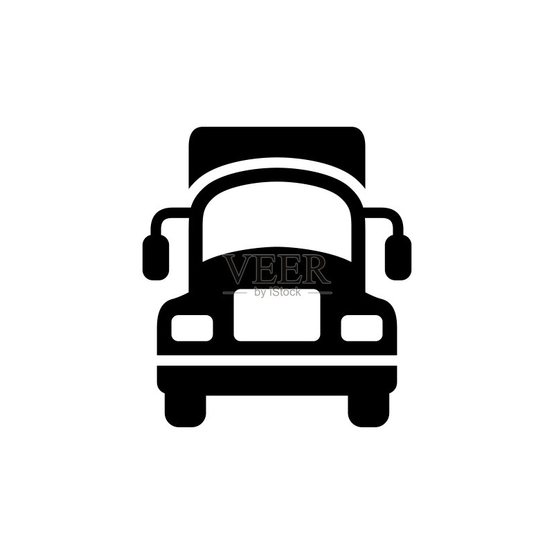 重型卡车图标图标素材