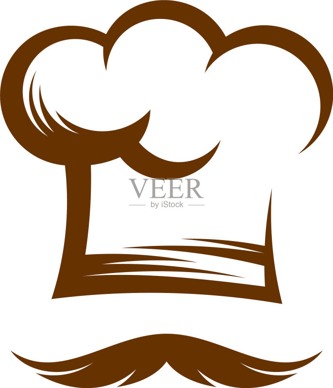 厨师帽logo设计模板图标符号图标素材