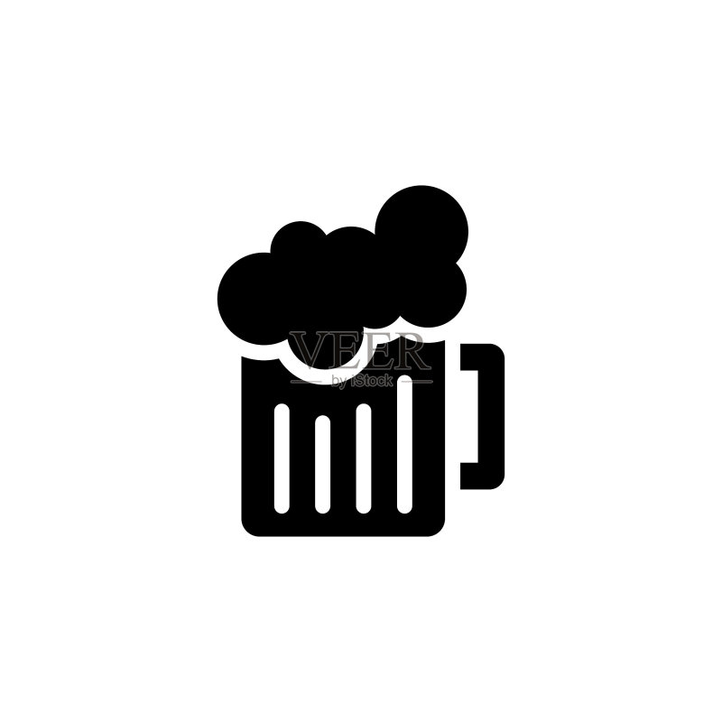 啤酒图标矢量标志图标素材