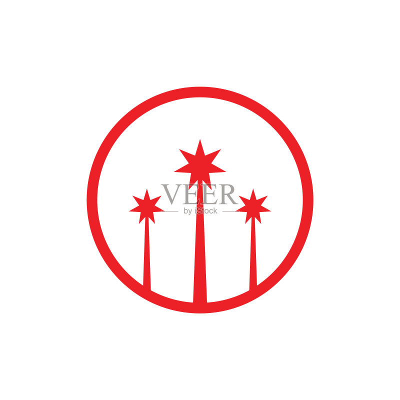 星星火箭符号标志图标素材
