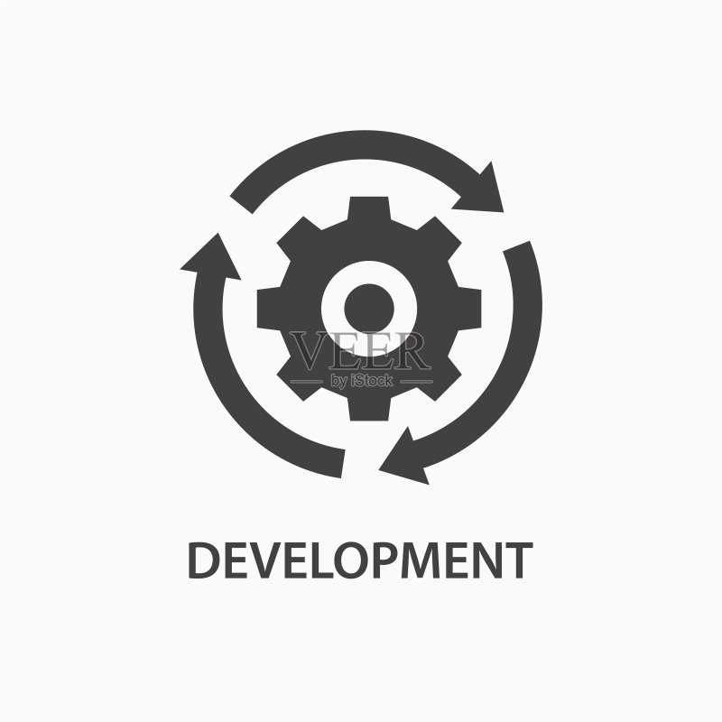 开发图标:服务工具Logo模板,矢量素材图标素材