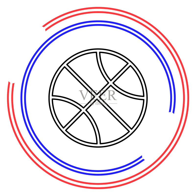 篮球图标素材