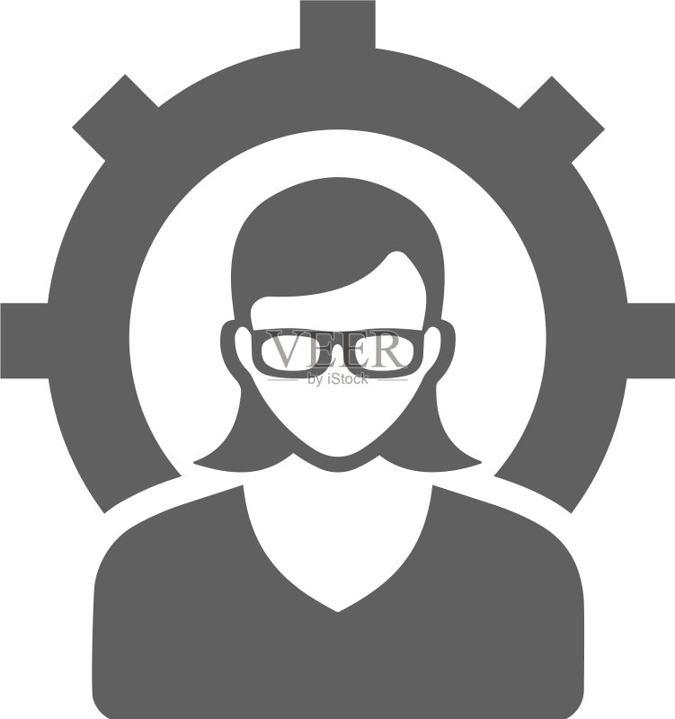 办公室管理灰色设置图标图标素材