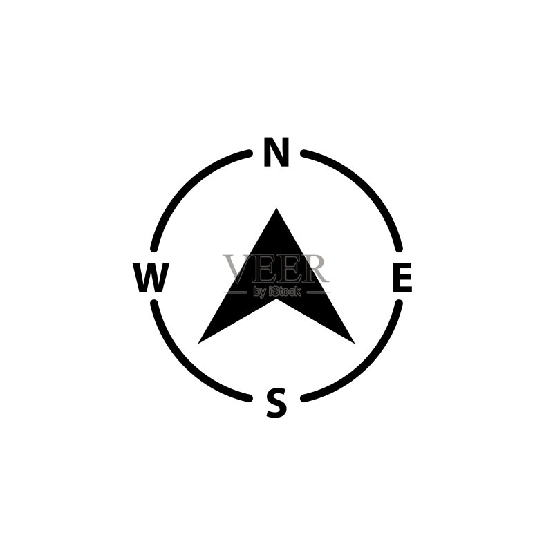 指南针Logo图标图标素材