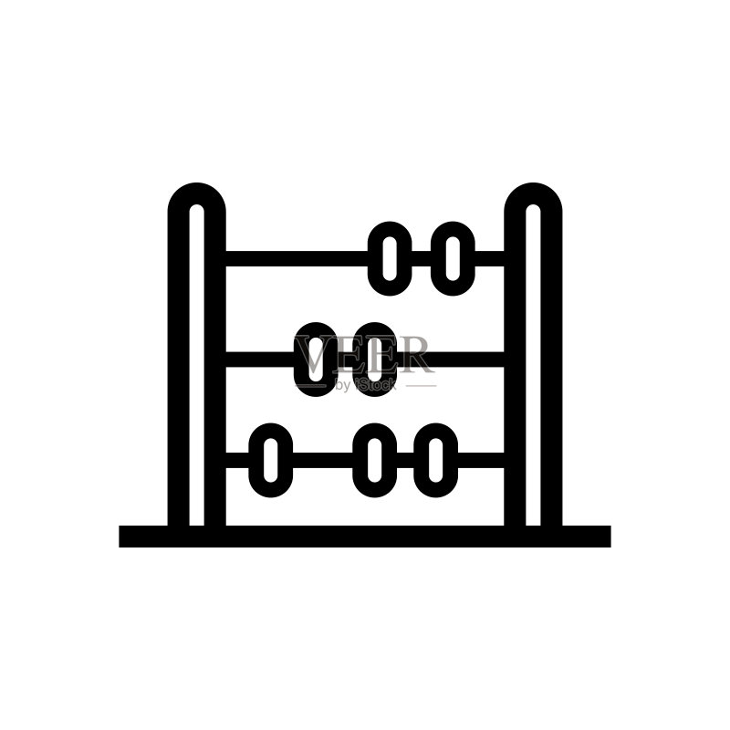 数学算盘图标图标素材
