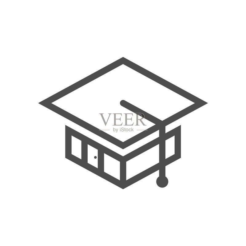 教育标志图标设计房屋概念图标素材