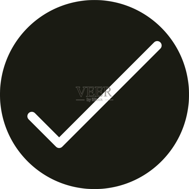 手机App复选标记网页按钮菜单图标素材