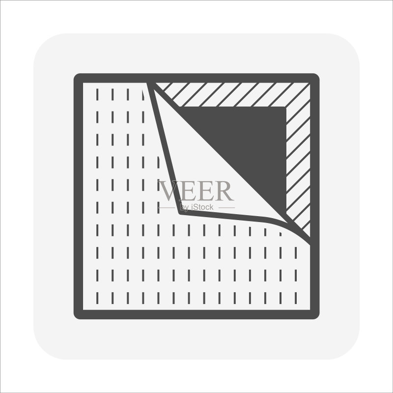 亚麻地板材料或地板装饰图标素材