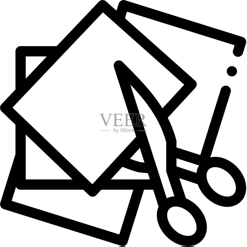 学前教育剪刀图标图标素材