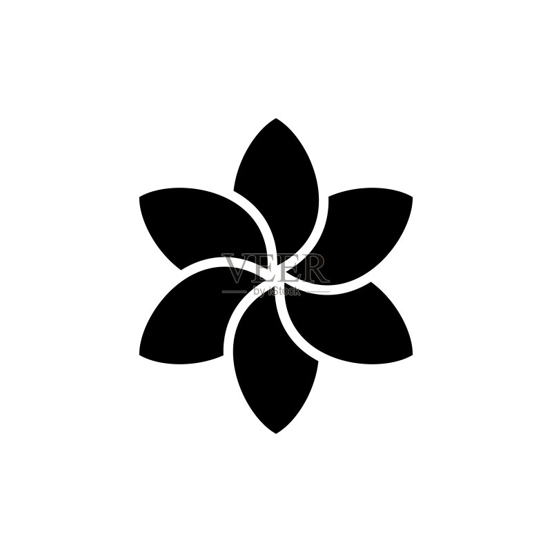 花朵图标矢量图设计图标素材