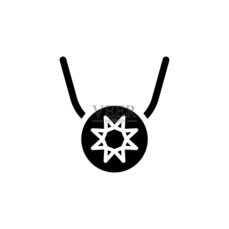 矢量项链图标.标志图标素材