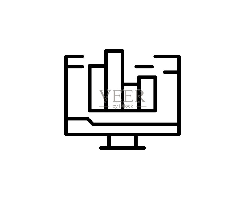 图表线条图标图标素材