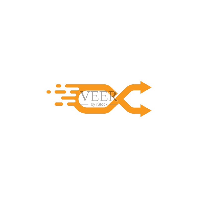 快速箭头图标矢量图模板图标素材